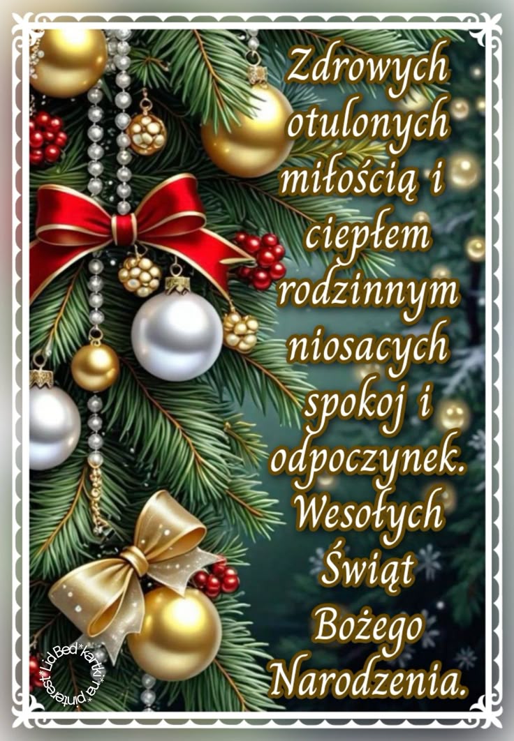 Kartka Bożonarodzeniowa