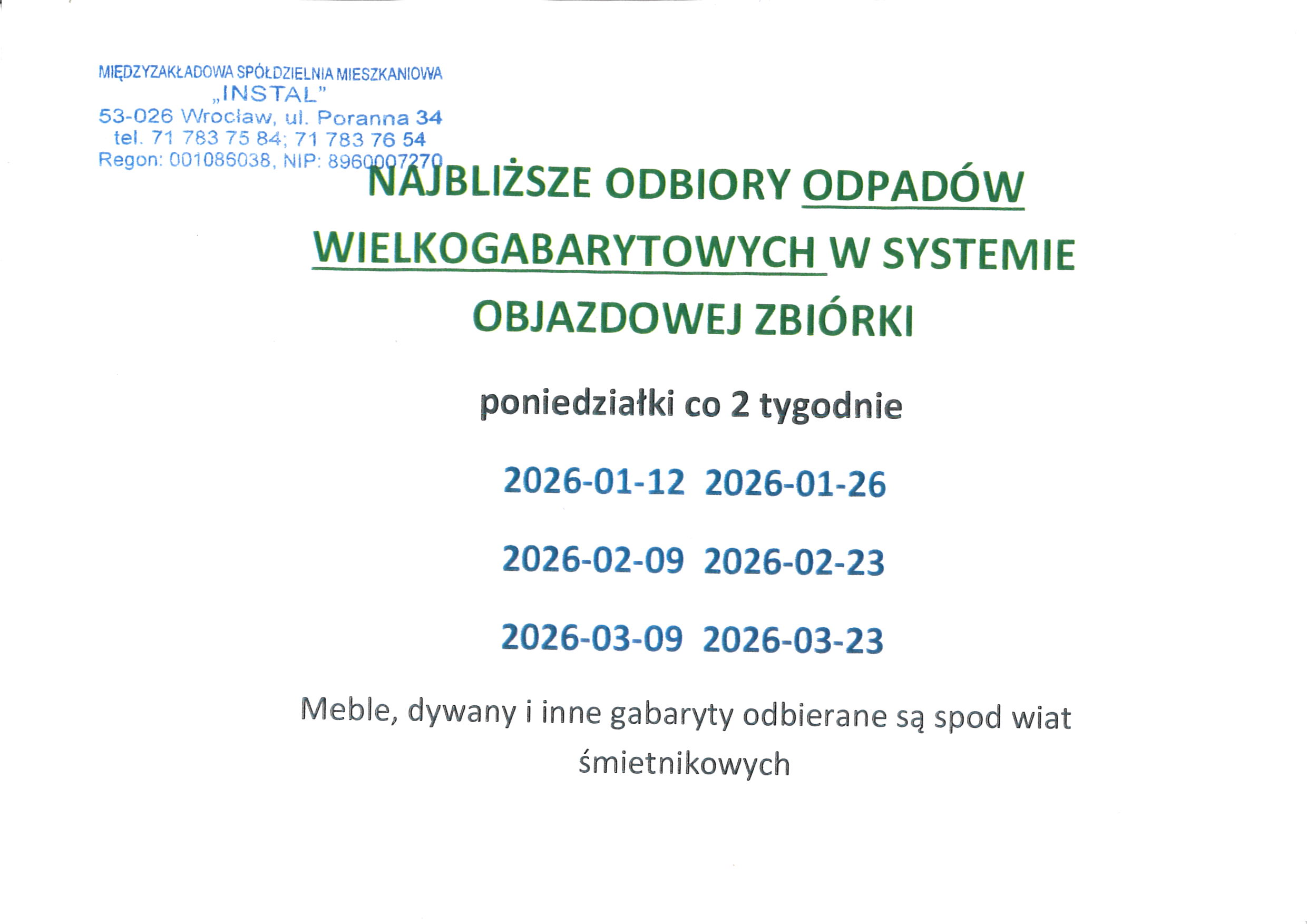 gabaryty Kluczborska